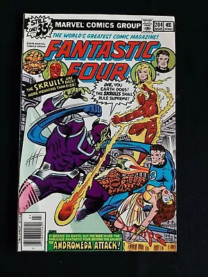 Buy Fantastic Four 204 Marvel 1978 Newstand 1st Queen Adora Nova Corps Prime Nice!! • 8.70£
