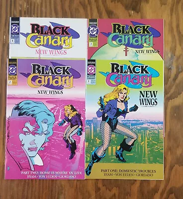Buy Black Canary New Wings #1 2 3 4 DC 1991 Complete Series. NM Near Mint. • 5.53£