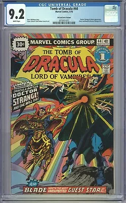 Buy The Tomb Of Dracula #44 CGC 9.2 30-Cent Variant Dr Strange Blade (only 7 Higher) • 236.68£