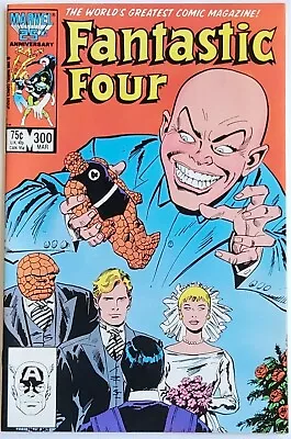 Buy Fantastic Four #300 (1987) Vintage Key Marriage Of Johnny Storm & Alicia Masters • 15.84£
