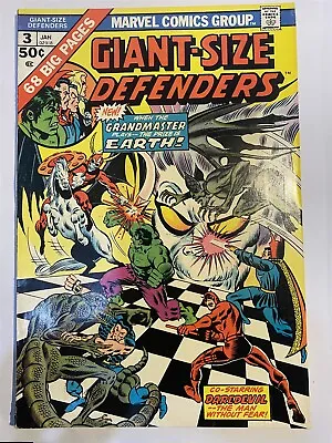 Buy GIANT SIZE DEFENDERS #3 1st Korvac Marvel Comics 1975 VF/VF- • 35.95£