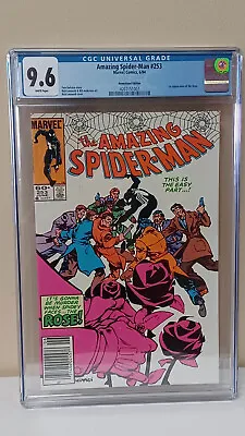 Buy AMAZING SPIDER-MAN #253 NEWS (1984) CGC Grade 9.6 ~ The ROSE~ White Pages • 74.91£