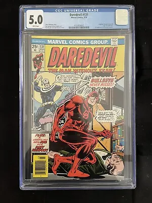 Buy Daredevil #131 1st Bullseye Cgc 5.0 White Pages • 197.65£
