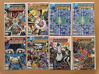 Buy Crisis On Infinite Earths #3,4,5,6,9,10,12 Plus Extra Lot Of 8 DC 1985 FN To NM- • 40.16£