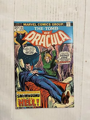 Buy Marvel Comics Tomb Of Dracula #19 1st Mention Of Blade Having Vampire Blood 1974 • 23.19£