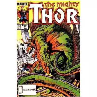 Buy Thor (1966 Series) #341 In Near Mint Minus Condition. Marvel Comics [h} • 6.56£
