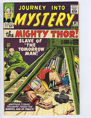 Buy Journey Into Mystery #102 Marvel 1964 The Tomorrow Man! 1ST APP BALDER HELA, SIF • 399.76£