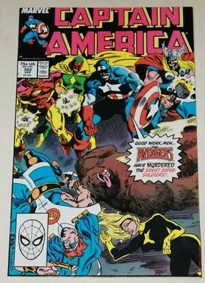 Buy Captain America #352 1st First Fantasma Supreme Soviet Super Soldiers 2 Copies • 10.39£