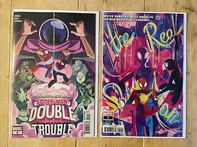 Buy Peter Parker & Miles Morales Spider-Man Double Trouble 2 A B 1st Female Mysterio • 19.75£