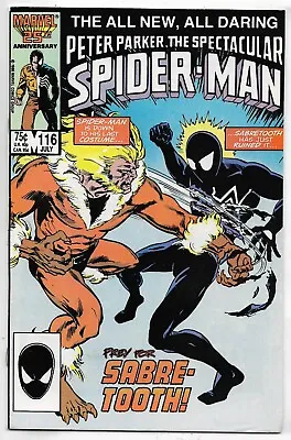 Buy Peter Parker Spectacular Spider-Man 1986 #116 Fine/Very Fine • 15.88£