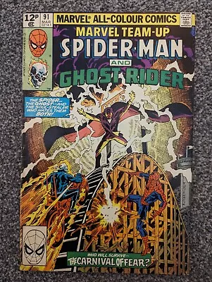 Buy Marvel Team Up 91. Marvel 1980. Spider-Man, Ghost Rider. Combined Postage • 2.49£