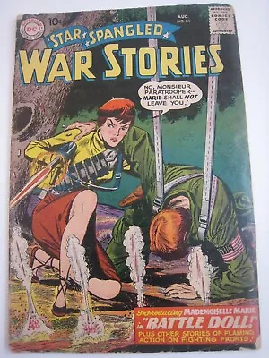 Buy Star Spangled War Stories #84 1959- Key Issue ' 1st  Mademoiselle Marie ' • 380.56£