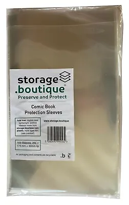 Buy Storage.boutique Comic Book ARCHIVE STANDARD Protection Sleeves (4 Sizes) • 7.99£