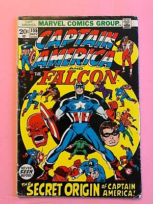 Buy Captain America #155 - Nov 1972 - Vol.1 - Minor Key             (7535) • 11.85£