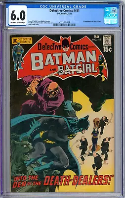 Buy Detective Comics 411 CGC 6.0 FN 1st Appearance Talia Al Ghul DC Comics 1971 • 236.94£