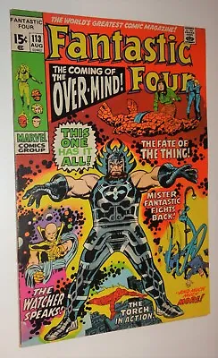Buy Fantastic Four #113 John Buscema  Over-mind  9.0  1971 • 33.22£
