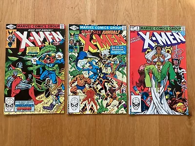 Buy Marvel X-Men King-Size Annual #4,#5,#6 1980 (3 Issues) • 9£