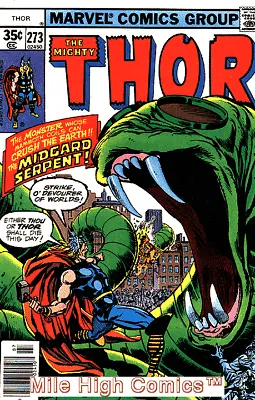 Buy THOR  (1962 Series) (#83-125 JOURNEY INTO MYSTERY, 126-502) #273 Good • 4.98£