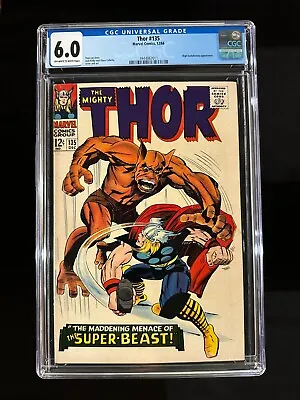 Buy Thor #135 CGC 6.0 (1966) - High Evolutionary App • 55.29£