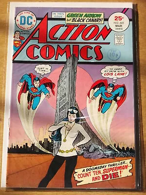 Buy Action Comics #445 Fn- (5.5) Dc Superman March 1975 • 6.99£