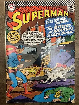 Buy Superman #189 (DC, 1966) Origin & Destruction Of Krypton II VG • 19.19£