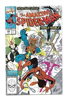 Buy The Amazing Spider-Man #340 1st App Femme Fatales Marvel Comics 1990 High Grade • 9.48£