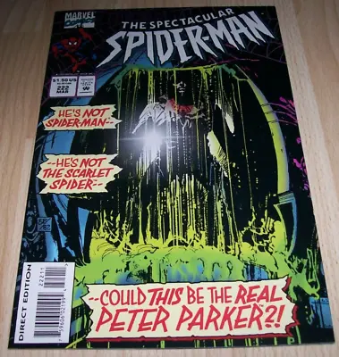 Buy Spectacular Spider-Man (1976 1st Series) #222...Published March 1995 By Marvel • 7.95£