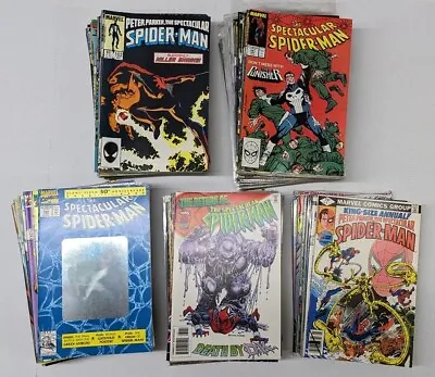 Buy Spectacular Spider-Man 102-263 Huge 164 Issue Lot (Missing 9) + Annuals 1, 5-12 • 355.77£