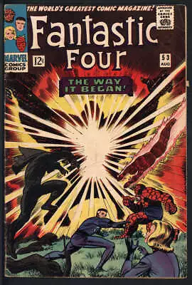 Buy Fantastic Four #53 4.5 // 2nd App Black Panther Marvel 1966 • 70.36£