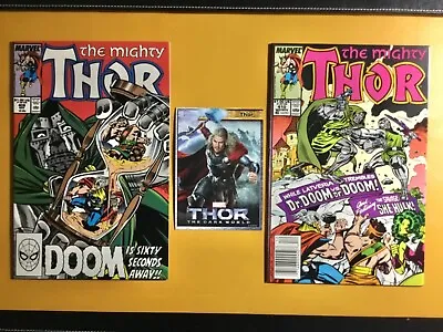 Buy Thor #409 Nm- 9.2 & #410 Nm- 9.2 + Free Thor Card! Doctor Doom! Marvel Comics • 34.67£