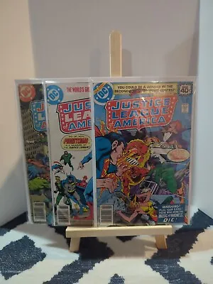Buy Justice League Of America Comic Lot Of 3-  163,169 & 179 1979/1980 DC Comics • 11.19£