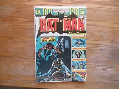Buy 1974 Vintage Batman 255 100 Page Super Spectacular Signed By Jerry Robinson, Coa • 316.24£