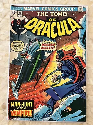 Buy Tomb Of Dracula #20 Marvel 1974 1st Appearance Dr. Sun! MVS Intact! • 7.99£