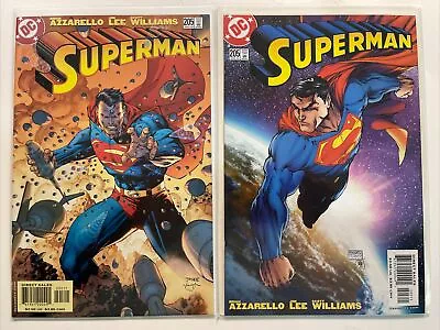 Buy SUPERMAN #205 Classic Jim Lee & Michael Turner Cover 2004 NM/VF 2 Books Dc 2004 • 11.98£