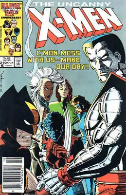 Buy Uncanny X-Men (1963) # 210 Newsstand (6.0-FN) Mutant Massacre 1986 • 16.20£