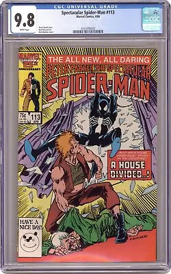 Buy Spectacular Spider-Man Peter Parker #113 CGC 9.8 1986 4333595002 • 145.87£