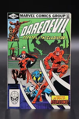 Buy Daredevil (1964) #174 Frank Miller Cover 1st App Hand VS Elektra Gladiator VF • 14.30£