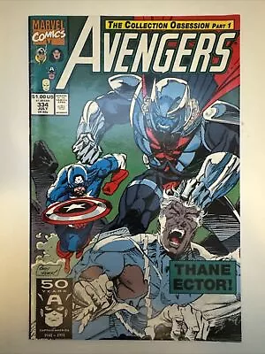 Buy The Avengers #328 1st Appearance Of Thane Ector Marvel Comics 1991 • 6.31£