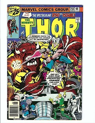 Buy Thor 250, Mid Grade, Bronze Marvel 1976, Jack Kirby, Mangog App • 4.75£