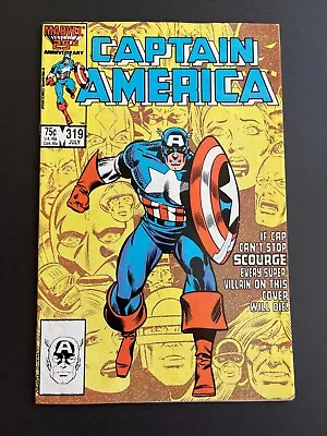 Buy Captain America #319 - Origin Of Diamondback (Marvel, 1986) VF • 5.06£