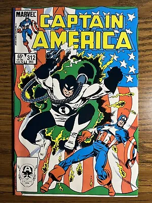 Buy Captain America 312 1st Appearance Of Flag Smasher Marvel Comics 1985 • 7.96£