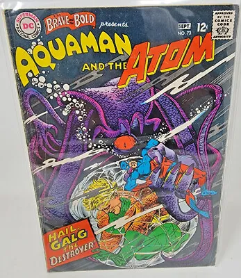 Buy Brave And The Bold #73 Atom & Aquaman Dr Vulko 1st Appearance *1967* 5.0 • 11.85£