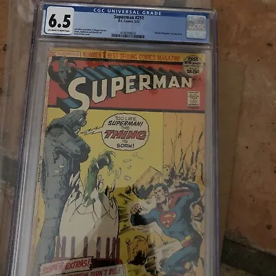 Buy CGC 6.5 Superman #251 1972 Off White To White Pages • 28.24£