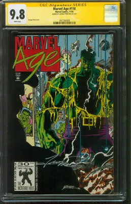 Buy Marvel Age 118 CGC 9.8 SS George Perez 1st Future Imperfect Hulk 11/1992 • 1,264.46£