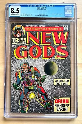 Buy NEW GODS #1 CGC 8.5 Jack Kirby DC Comics 1971  • 102.91£