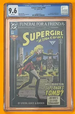 Buy 1993 Action/DC Comics #686 Supergirl Funeral For A Friend/6 CGC 9.6 • 59.16£