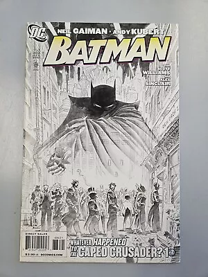 Buy Batman #686 (DC Comics, 2009) Andy Kubert  Retailer Sketch Variant - Neil Gaiman • 27.58£