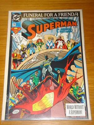 Buy Superman #76 Vol 2 Dc Comics Near Mint Condition February 1993 • 3.49£