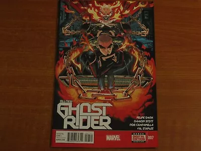Buy Marvel Comics:   ALL-NEW GHOST RIDER #7  Nov. 2014  Robbie Reyes By Felipe Smith • 3.99£