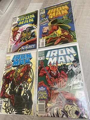 Buy Iron Man Vol.1 #281,309,311,312 1app War Machine Love 1992 Marvel US Comics • 12.82£